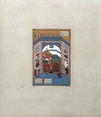 Abida Dahri, Traditional Persian, 14 x 18 Inch, Gouache On Wasli, Miniature Painting, AC-ADH-005